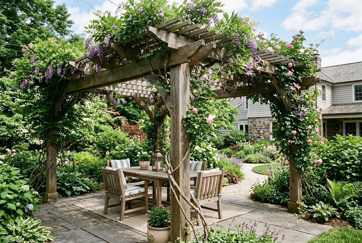 A Living Cedar Pergola