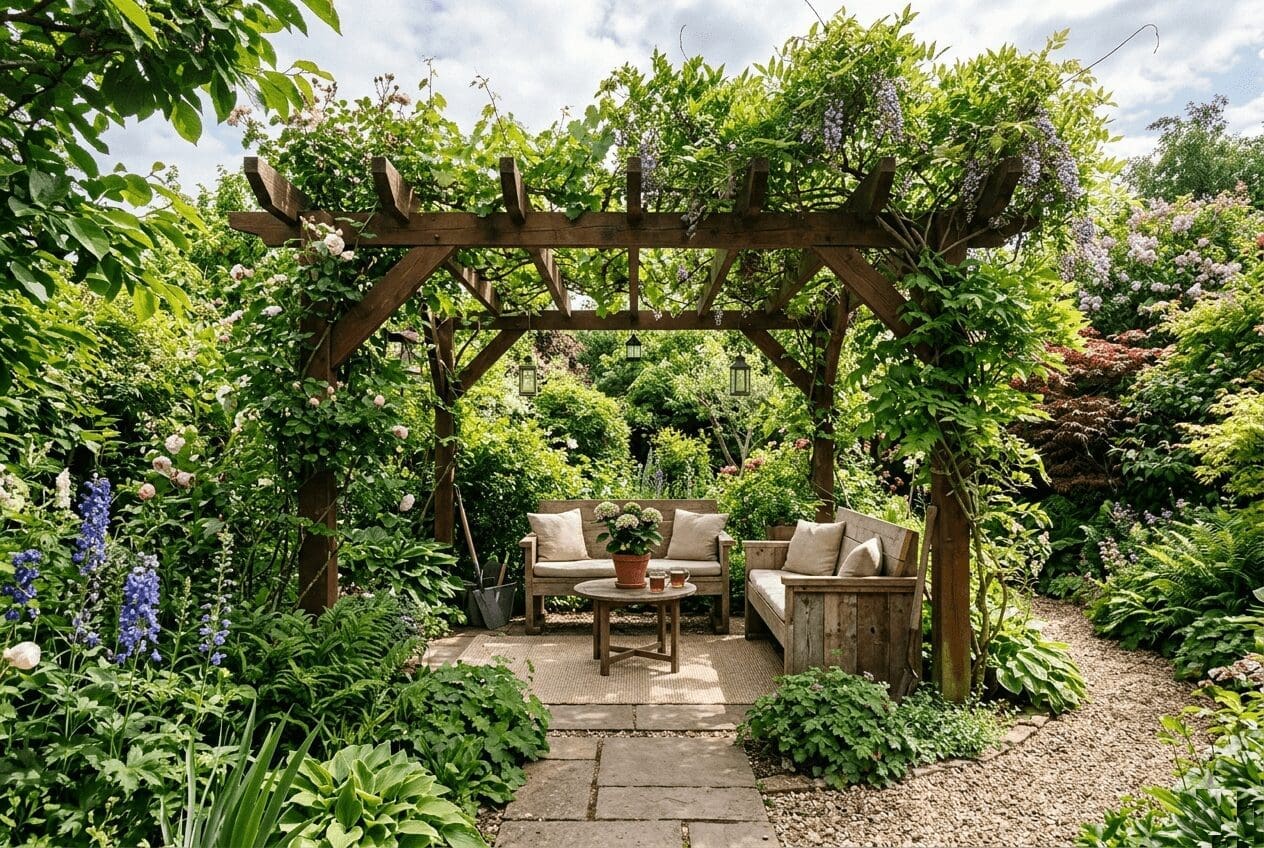 A Pergola with Natural Escape