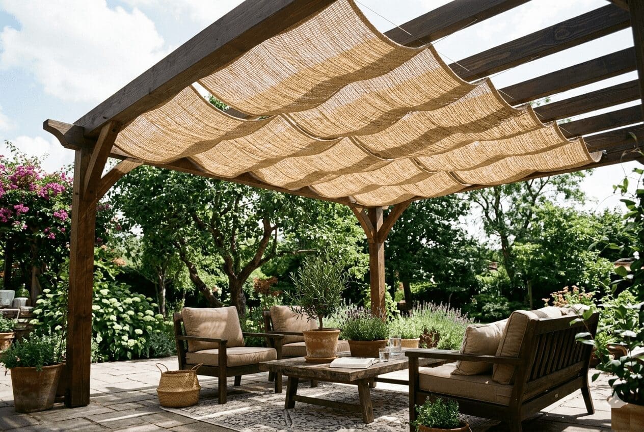 A Woven Shade for Temperature Control