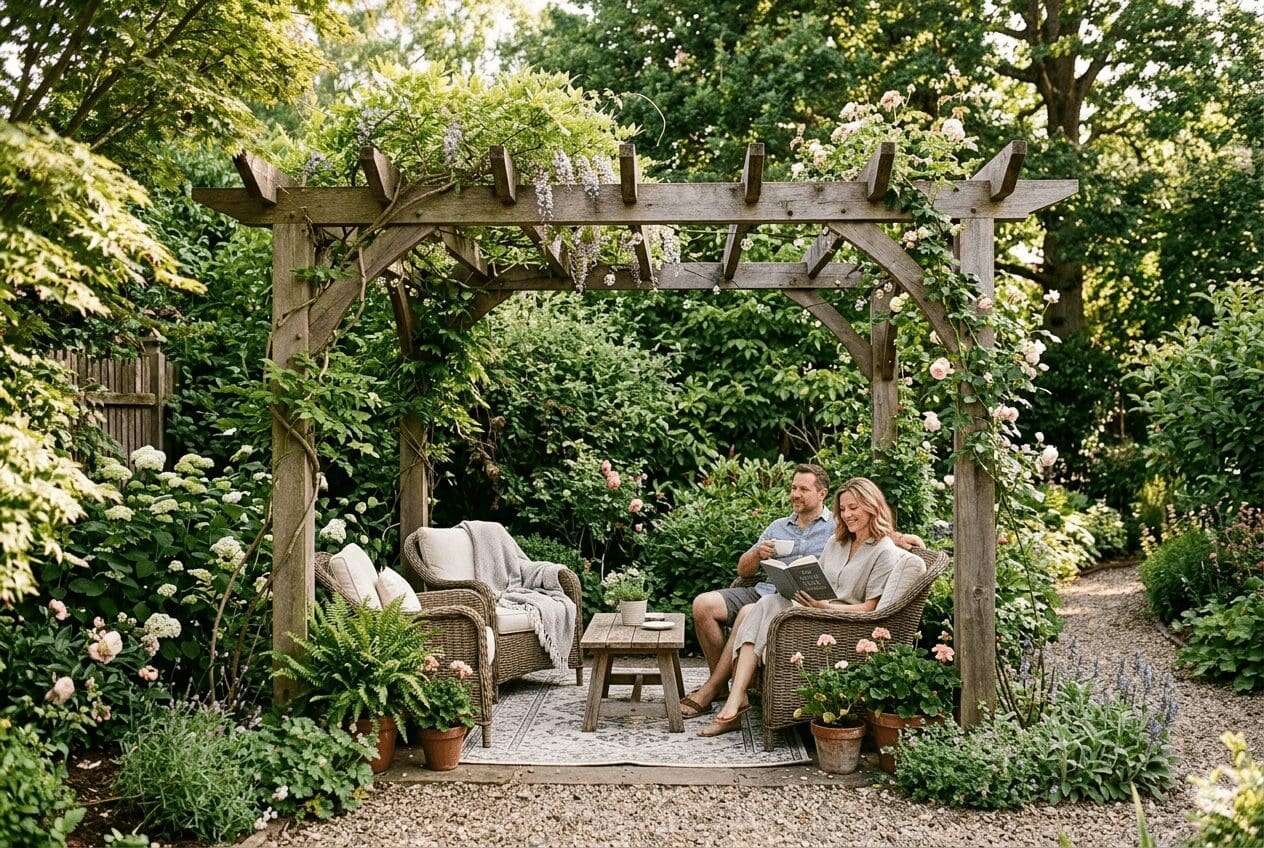 Choosing a freestanding pergola for a quieter space
