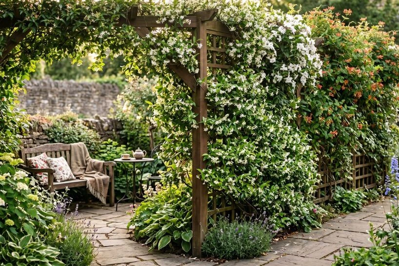 Garden Trellis and Climbing Plants
