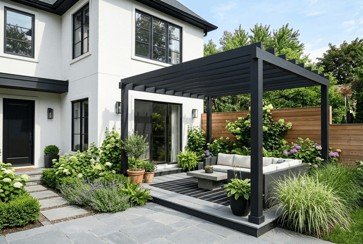 Graphic Pergolas for Color Balancing