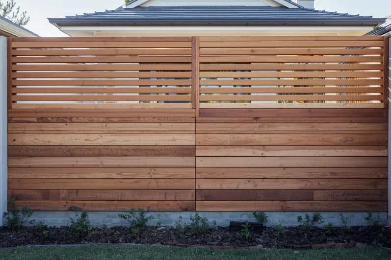 Front Fence Louvered Panels
