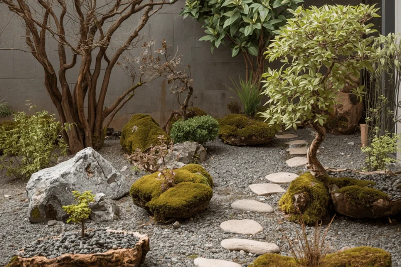 Wabi-Sabi-Themed Softscape