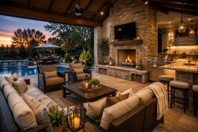 A Multifunctional Outdoor Living Space