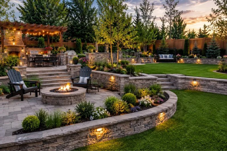 Hardscapes to Define Zones