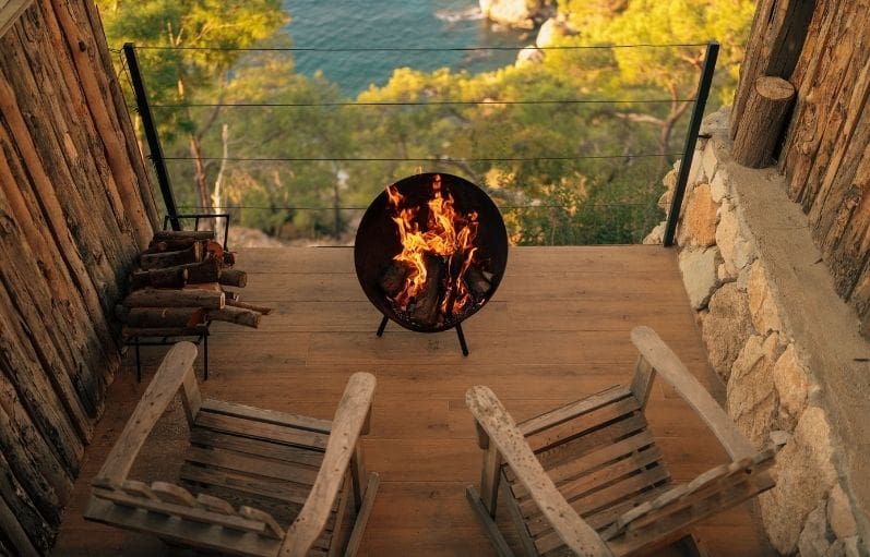 Fire Pit Deck