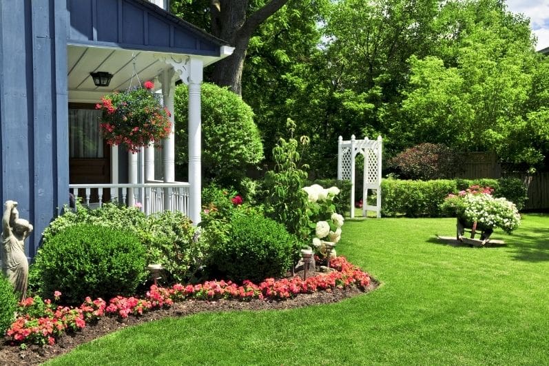 Frame the Front Yard with Flower Beds